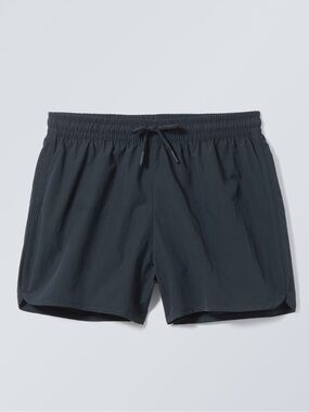 Weekday structured mid thigh swim shorts trunks NWT
